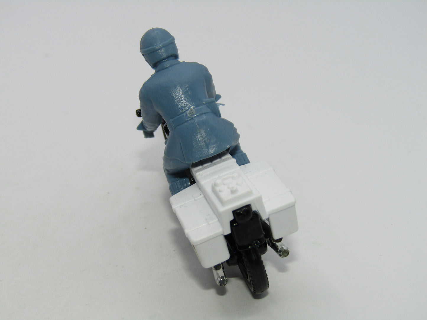 Matchbox Superfast 33C Police Motor Cyclist LAPD BLACK Engine Mag Wheels