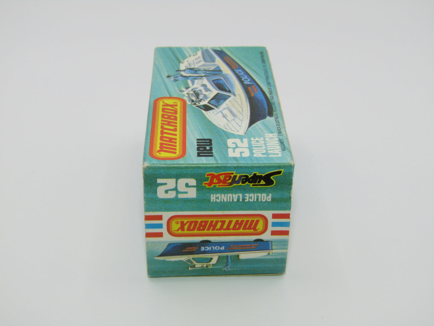 Matchbox Superfast 52C Police Launch Code Red BLUE MEN