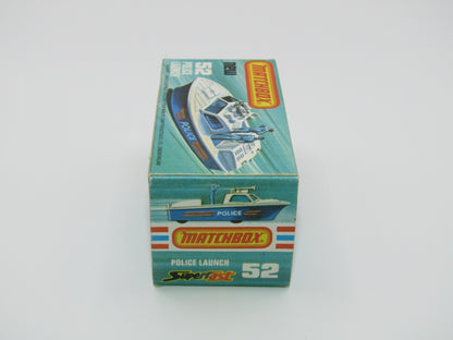 Matchbox Superfast 52C Police Launch Code Red BLUE MEN