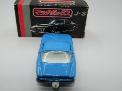 Matchbox Superfast Japan Issue J-3 14A Iso Grifo Powder Blue DOT-DASH Wheels