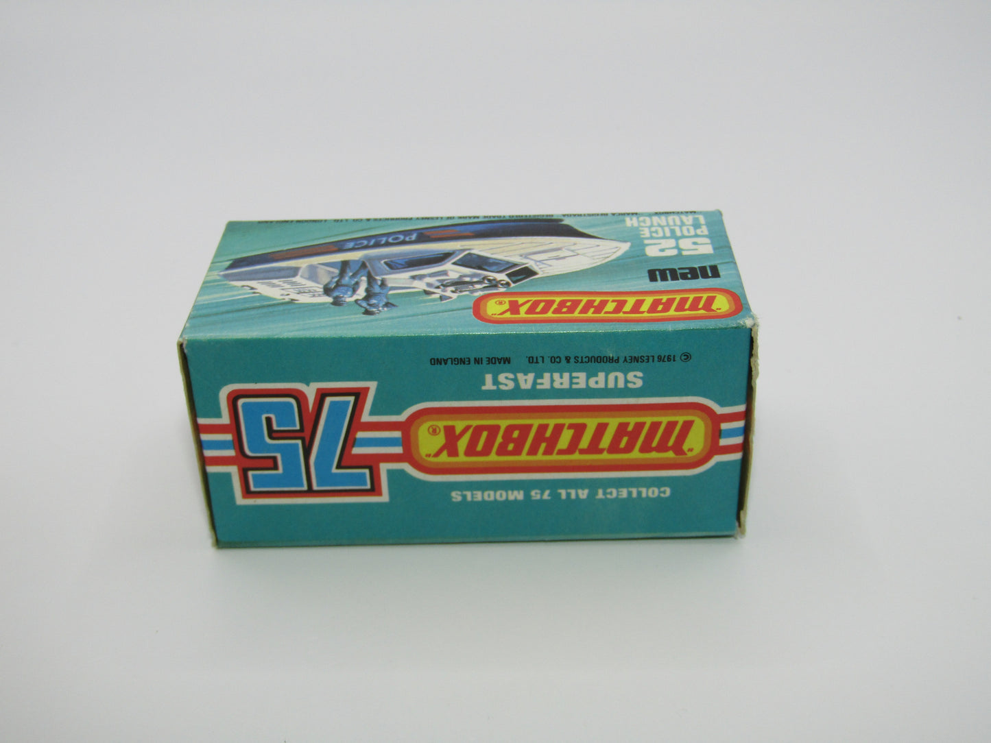 Matchbox Superfast 52C Police Launch Code Red Yellow Men