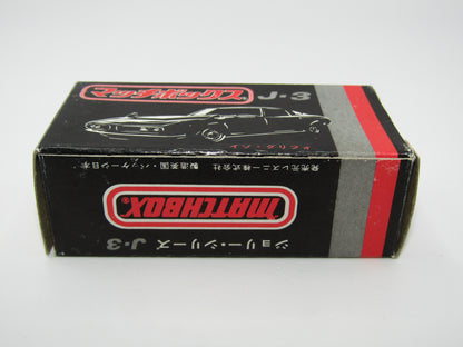 Matchbox Superfast Japan Issue J-3 14A Iso Grifo Powder Blue DOT-DASH Wheels