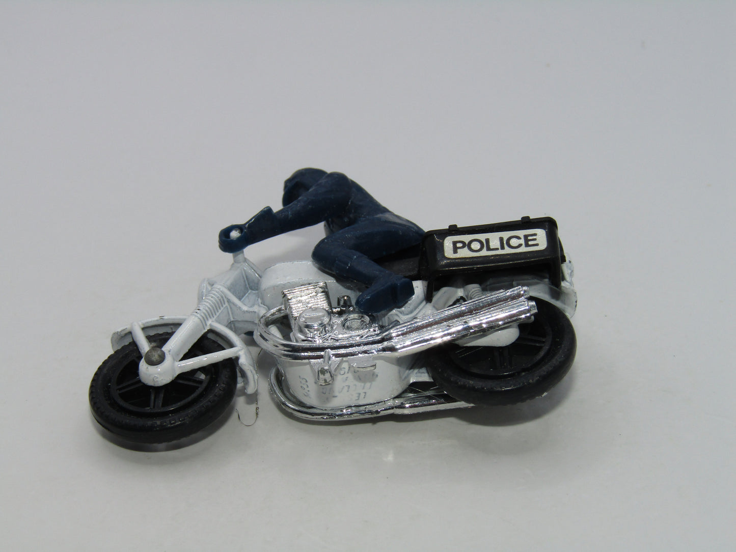 Matchbox Superfast 33C Police Motor Cyclist Black Seats & Police Box
