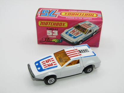 Matchbox Superfast 53B Tanzara Streakers REVERSED Wheels