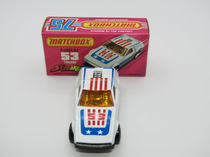 Matchbox Superfast 53B Tanzara Streakers REVERSED Wheels