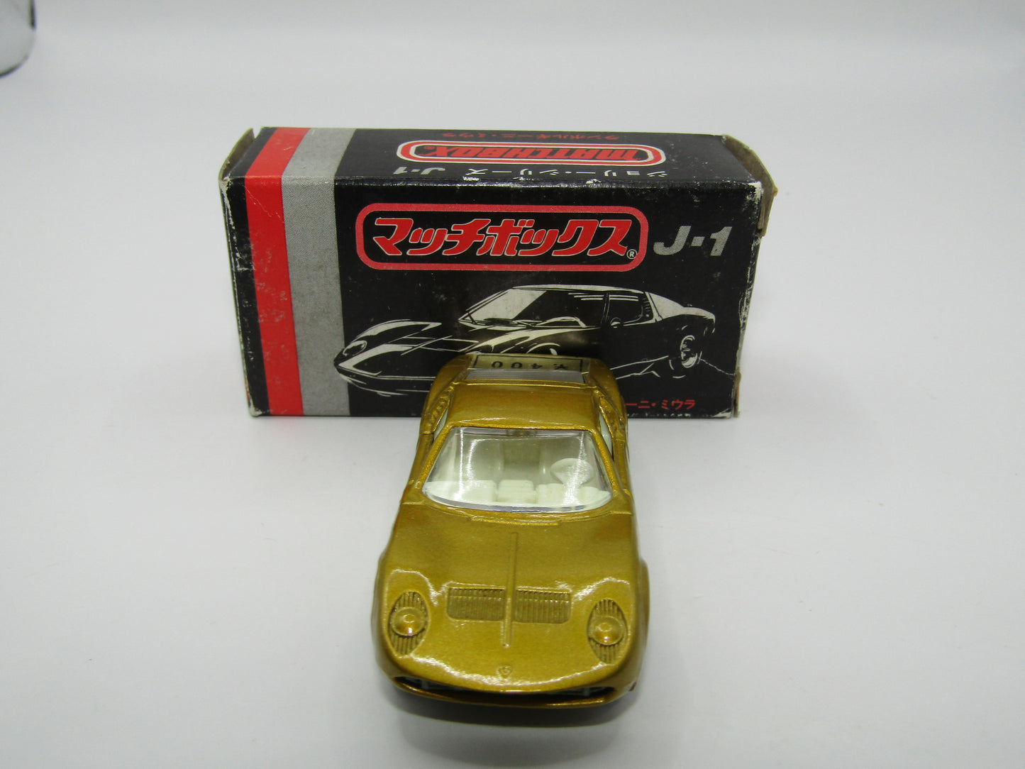 Matchbox Superfast Japan Issue J-1 33A Lamborghini Miura Gold 5 Spoke