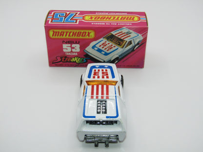 Matchbox Superfast 53B Tanzara Streakers REVERSED Wheels