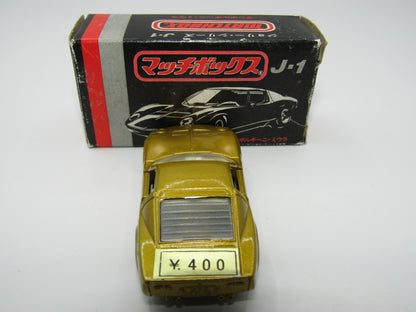 Matchbox Superfast Japan Issue J-1 33A Lamborghini Miura Gold 5 Spoke