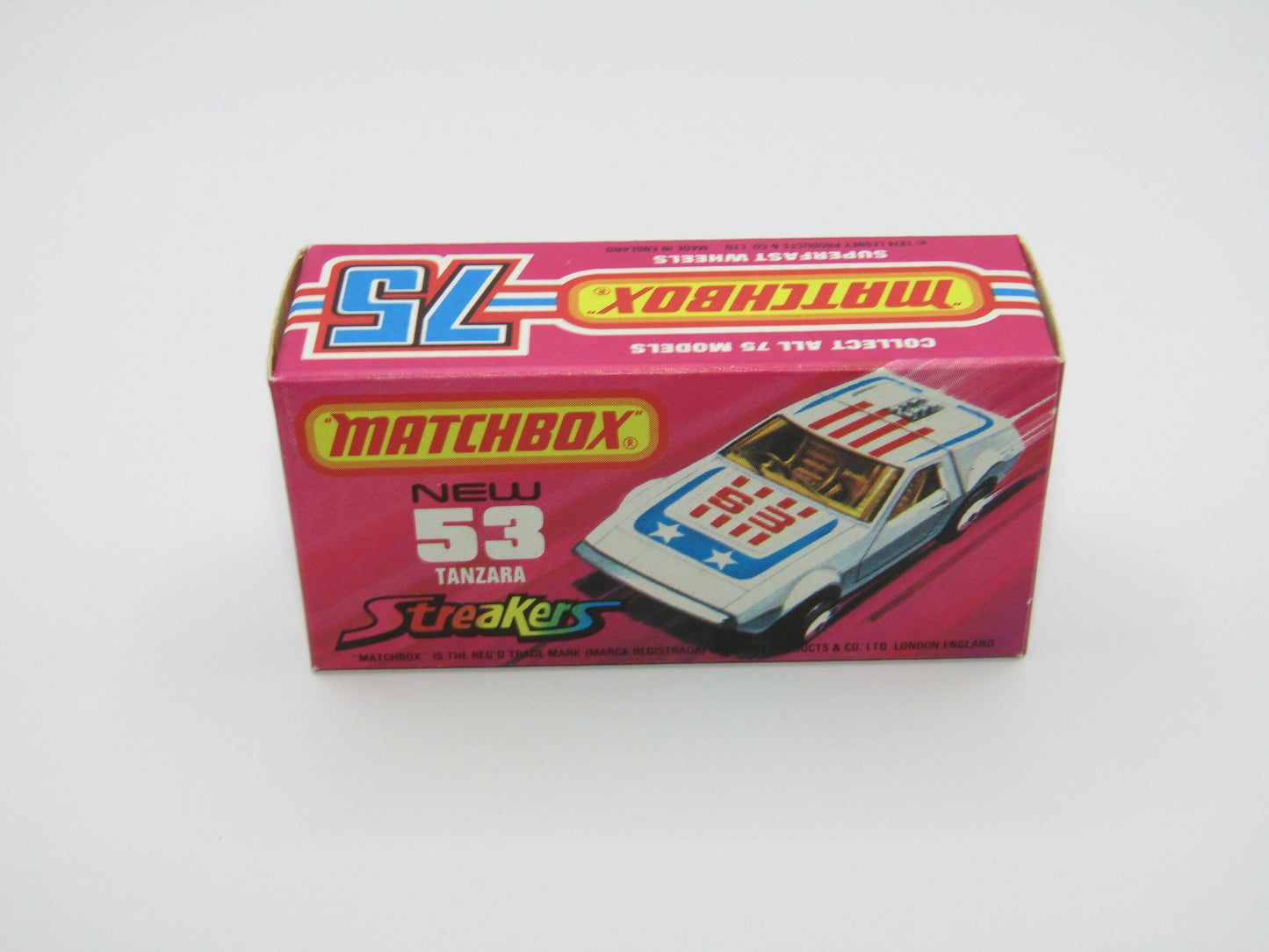 Matchbox Superfast 53B Tanzara Streakers REVERSED Wheels