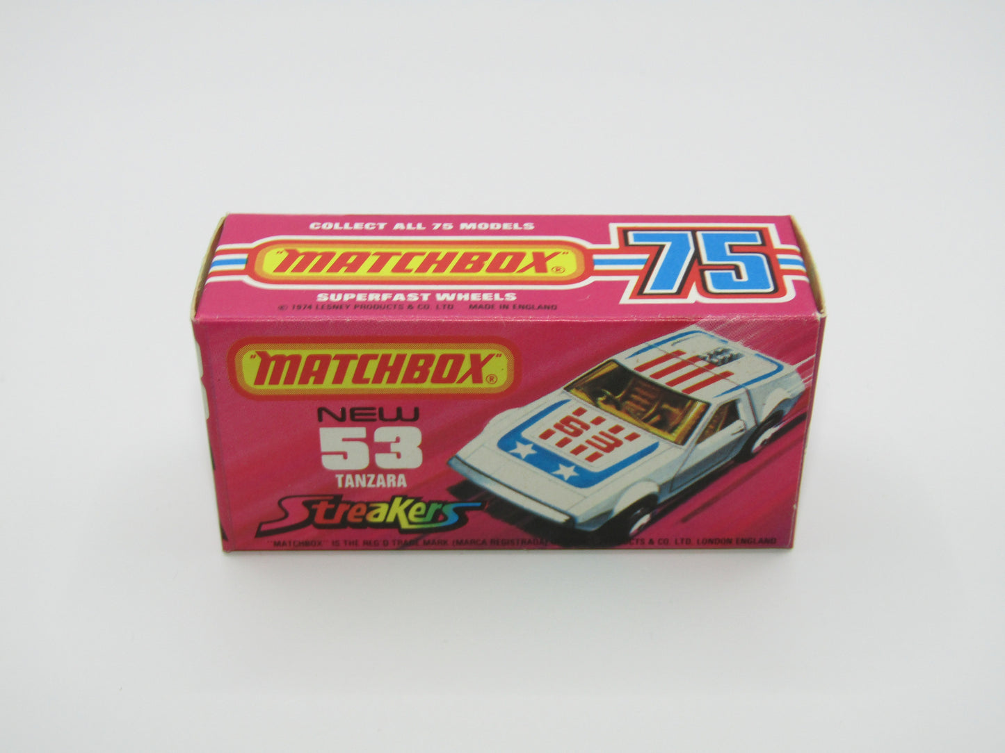 Matchbox Superfast 53B Tanzara Streakers REVERSED Wheels
