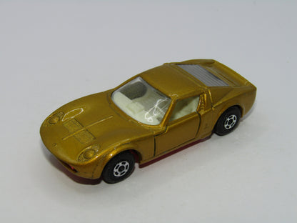 Matchbox Superfast 33A Lamborghini Miura Light Gold Salmon Pink Base
