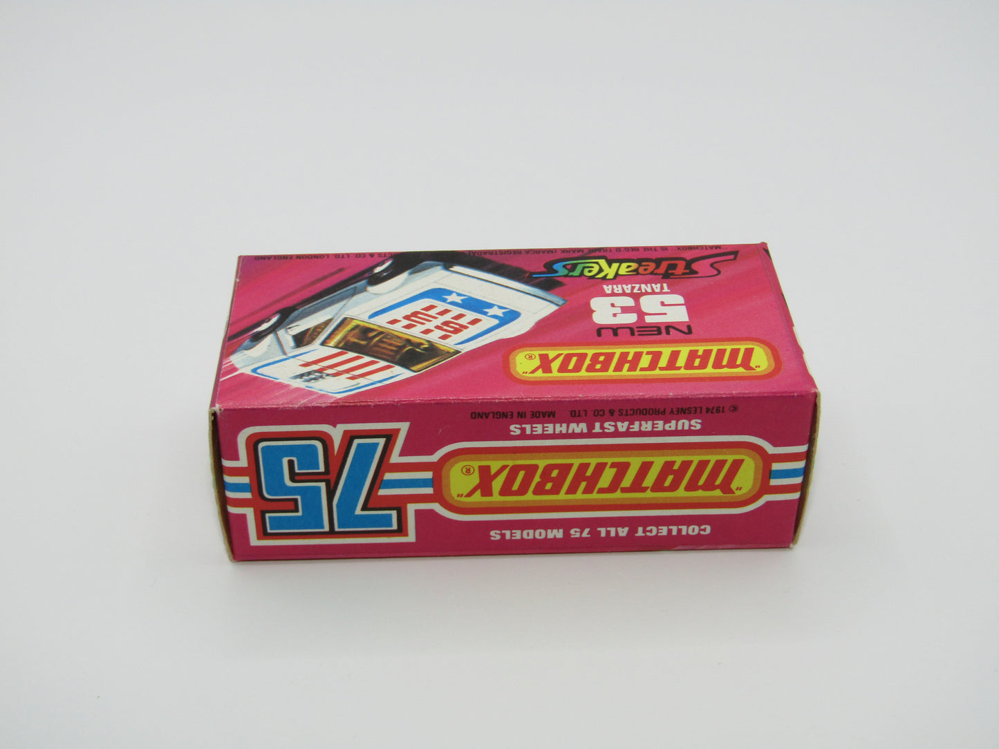 Matchbox Superfast 53B Tanzara Streakers REVERSED Wheels