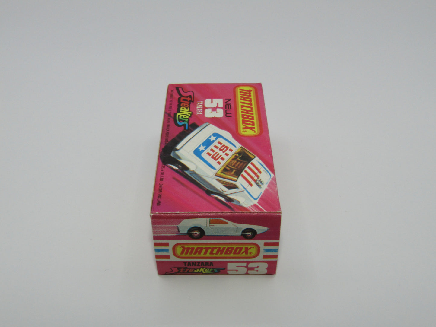 Matchbox Superfast 53B Tanzara Streakers RED Interior