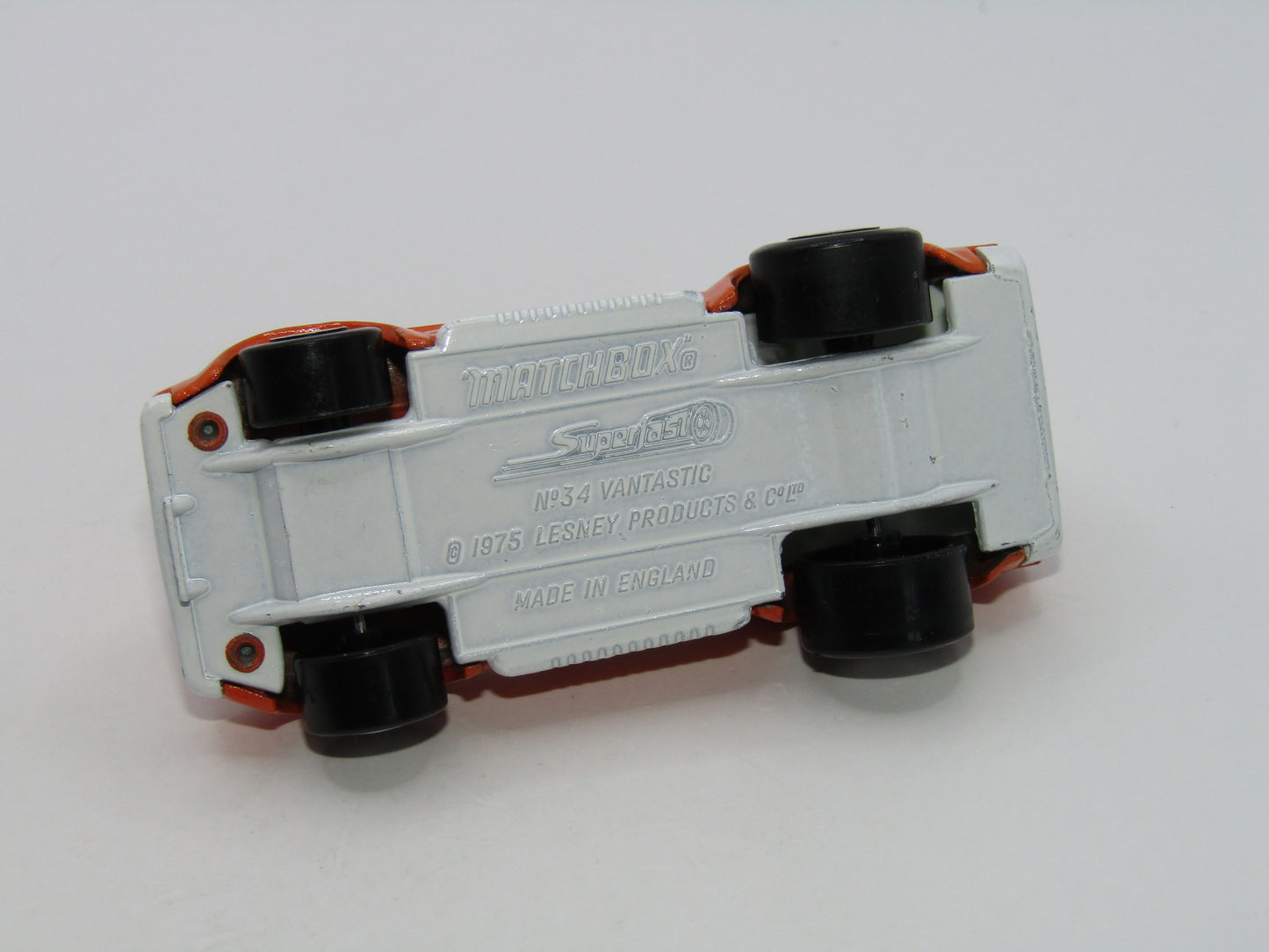 Matchbox Superfast 34B Ford Mustang Vantastic with Engine & Labels
