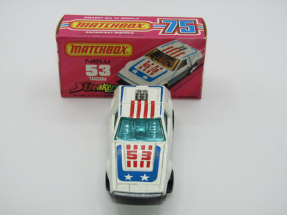Matchbox Superfast 53B Tanzara Streakers BLUE Windows