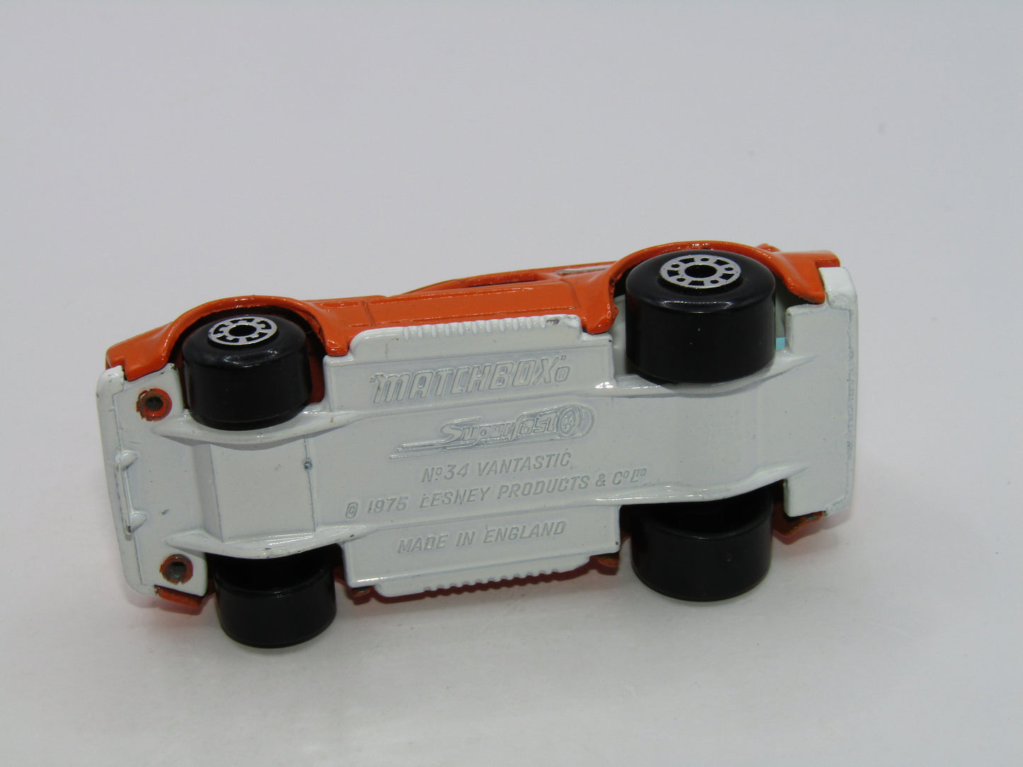 Matchbox Superfast 34B Ford Mustang Vantastic - Bonnet & Side Labels