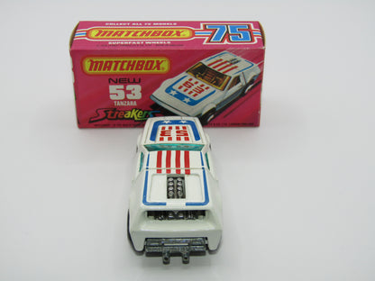 Matchbox Superfast 53B Tanzara Streakers BLUE Windows