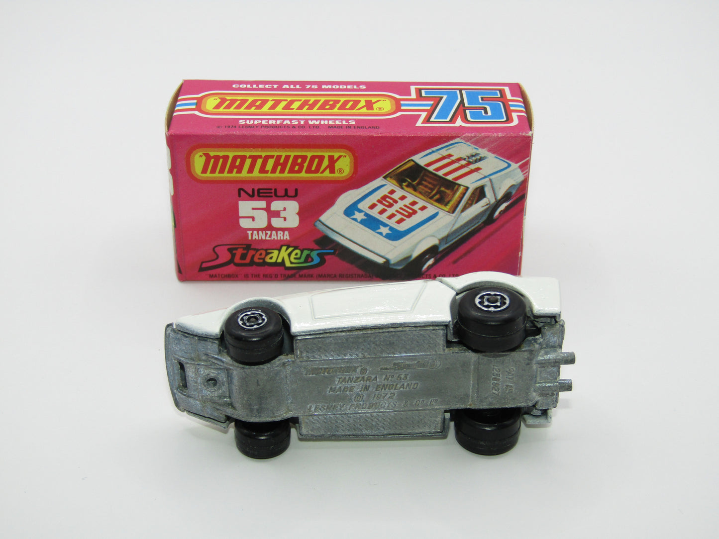 Matchbox Superfast 53B Tanzara Streakers BLUE Windows