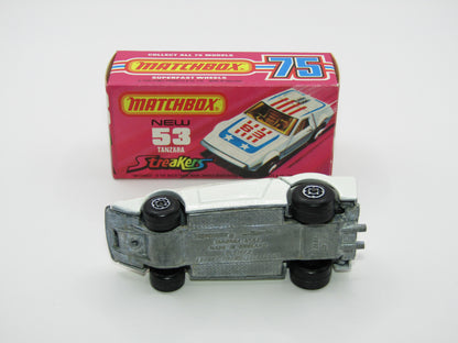 Matchbox Superfast 53B Tanzara Streakers BLUE Windows