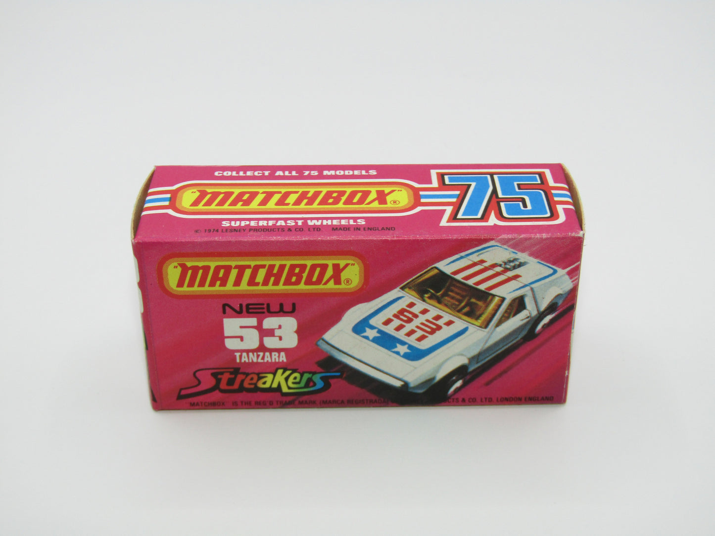 Matchbox Superfast 53B Tanzara Streakers BLUE Windows