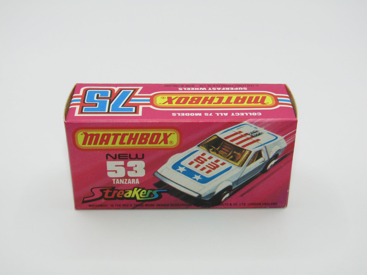 Matchbox Superfast 53B Tanzara Streakers BLUE Windows