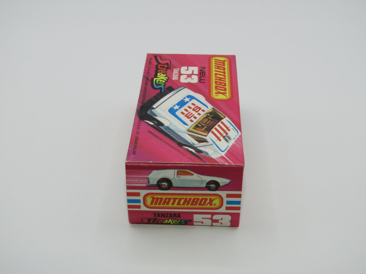 Matchbox Superfast 53B Tanzara Streakers BLUE Windows
