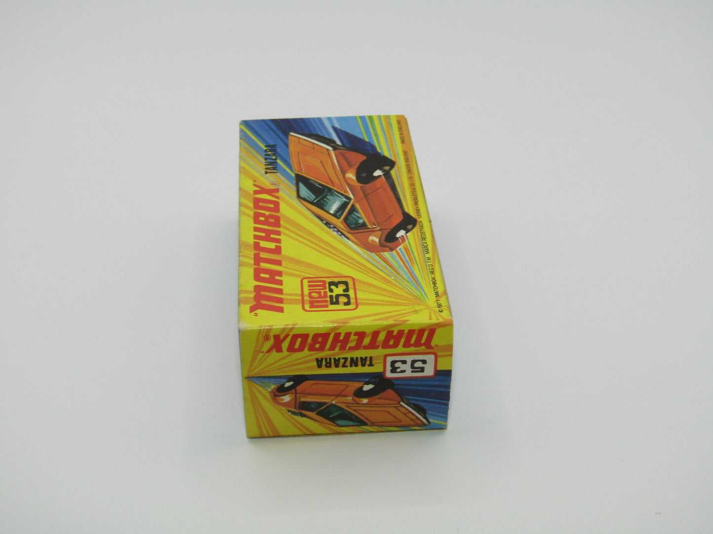 Matchbox Superfast 53B Tanzara LIGHT ORANGE Amber Windows