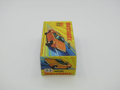 Matchbox Superfast 53B Tanzara LIGHT ORANGE Amber Windows