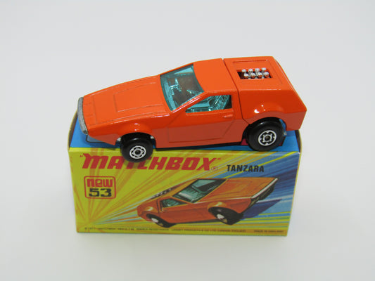 Matchbox Superfast 53B Tanzara Dark Orange, GREEN Windows