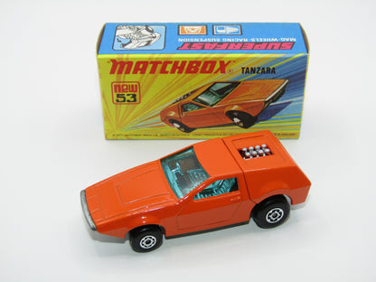 Matchbox Superfast 53B Tanzara Dark Orange, GREEN Windows