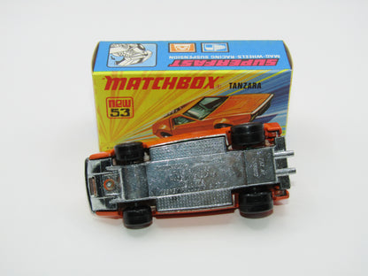 Matchbox Superfast 53B Tanzara Dark Orange, GREEN Windows