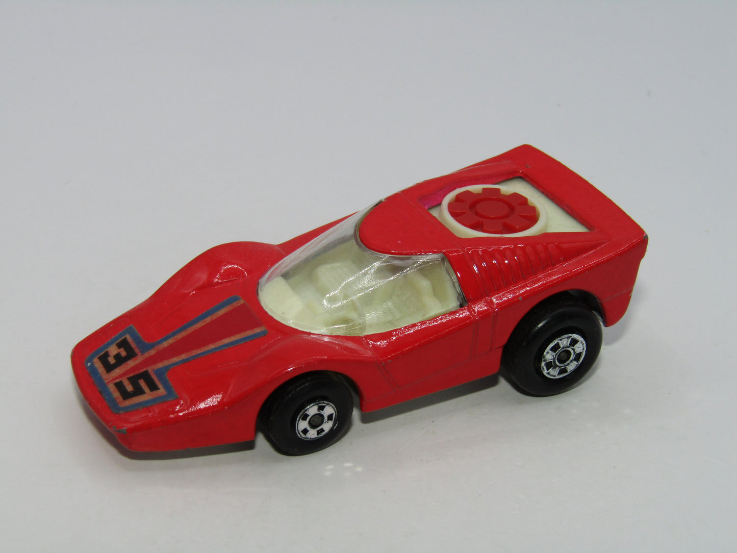 Matchbox Superfast 35B Fandango Red, RED Fan White base Very Good