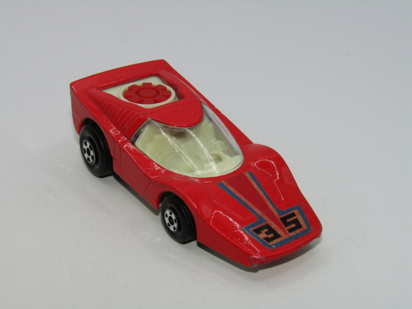 Matchbox Superfast 35B Fandango Red, RED Fan White base Very Good