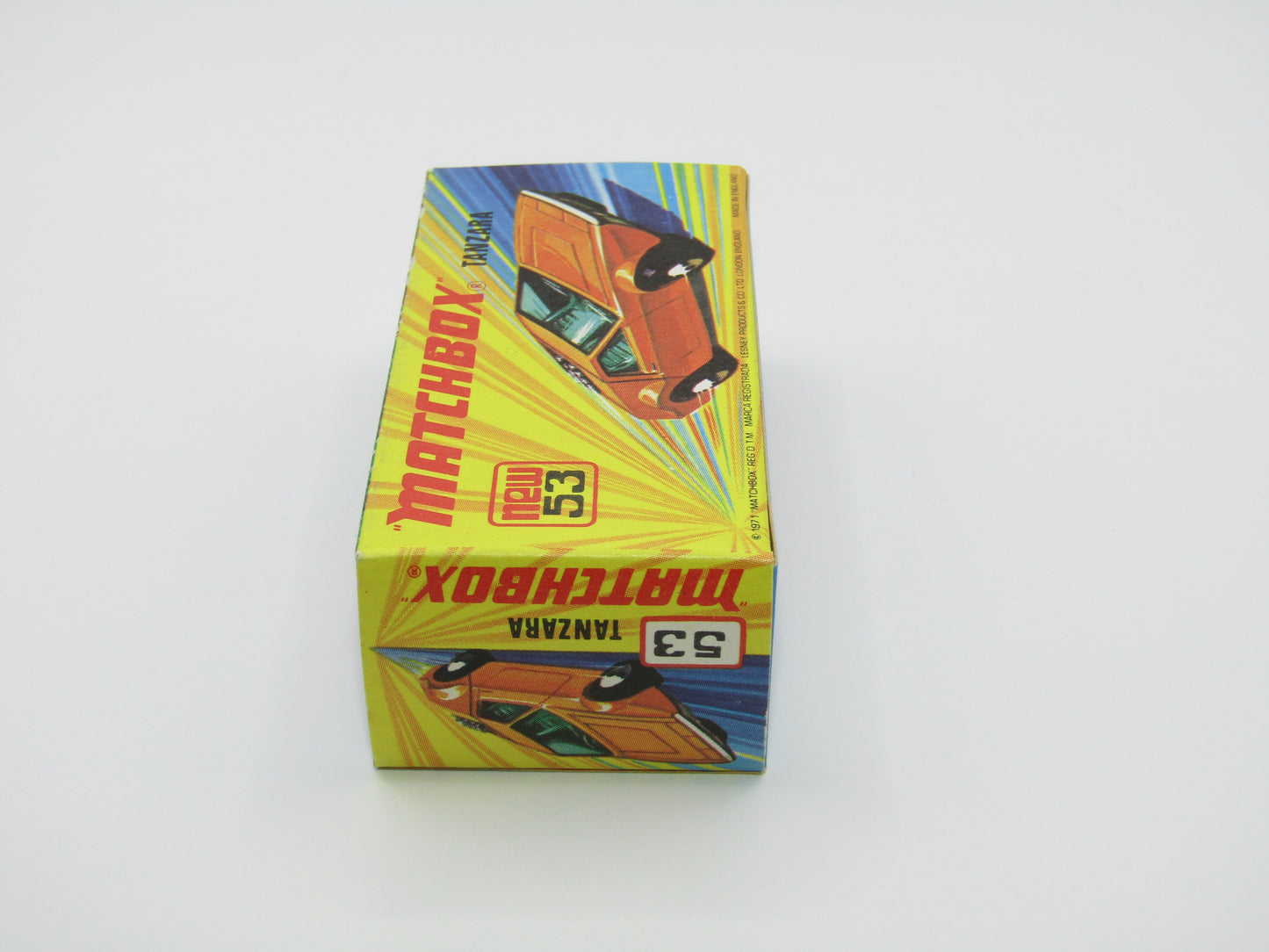 Matchbox Superfast 53B Tanzara Dark Orange, GREEN Windows
