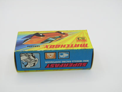 Matchbox Superfast 53B Tanzara Dark Orange, GREEN Windows