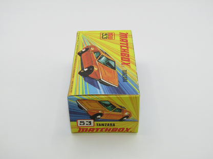 Matchbox Superfast 53B Tanzara Dark Orange, GREEN Windows
