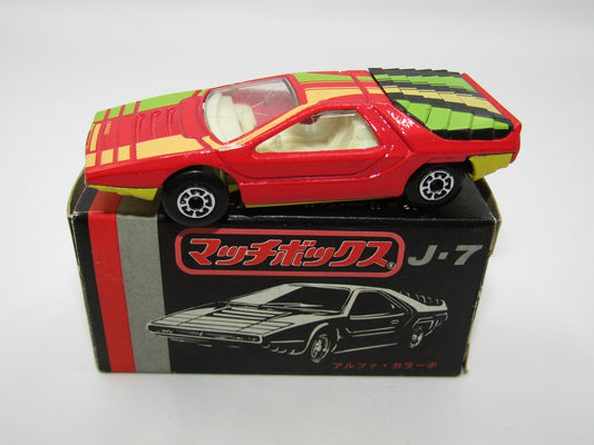 Matchbox Superfast Japan Issue J-7 Alfa Carabo Streakers 5 ARCH wheels