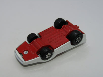 Matchbox Superfast 35B Fandango White, Red Interior, Chrome Fan, Red Base