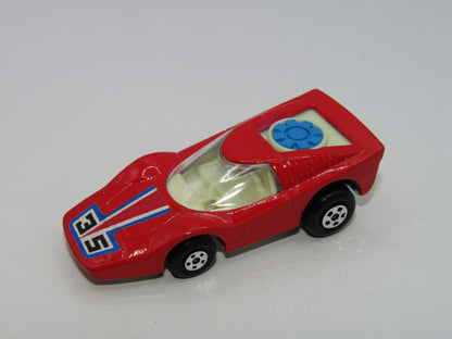 Matchbox Superfast 35B Fandango Red, Cream Interior Blue Fan White Base