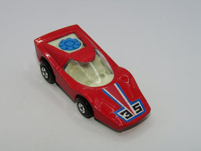 Matchbox Superfast 35B Fandango Red, Cream Interior Blue Fan White Base