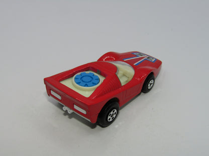 Matchbox Superfast 35B Fandango Red, Cream Interior Blue Fan White Base