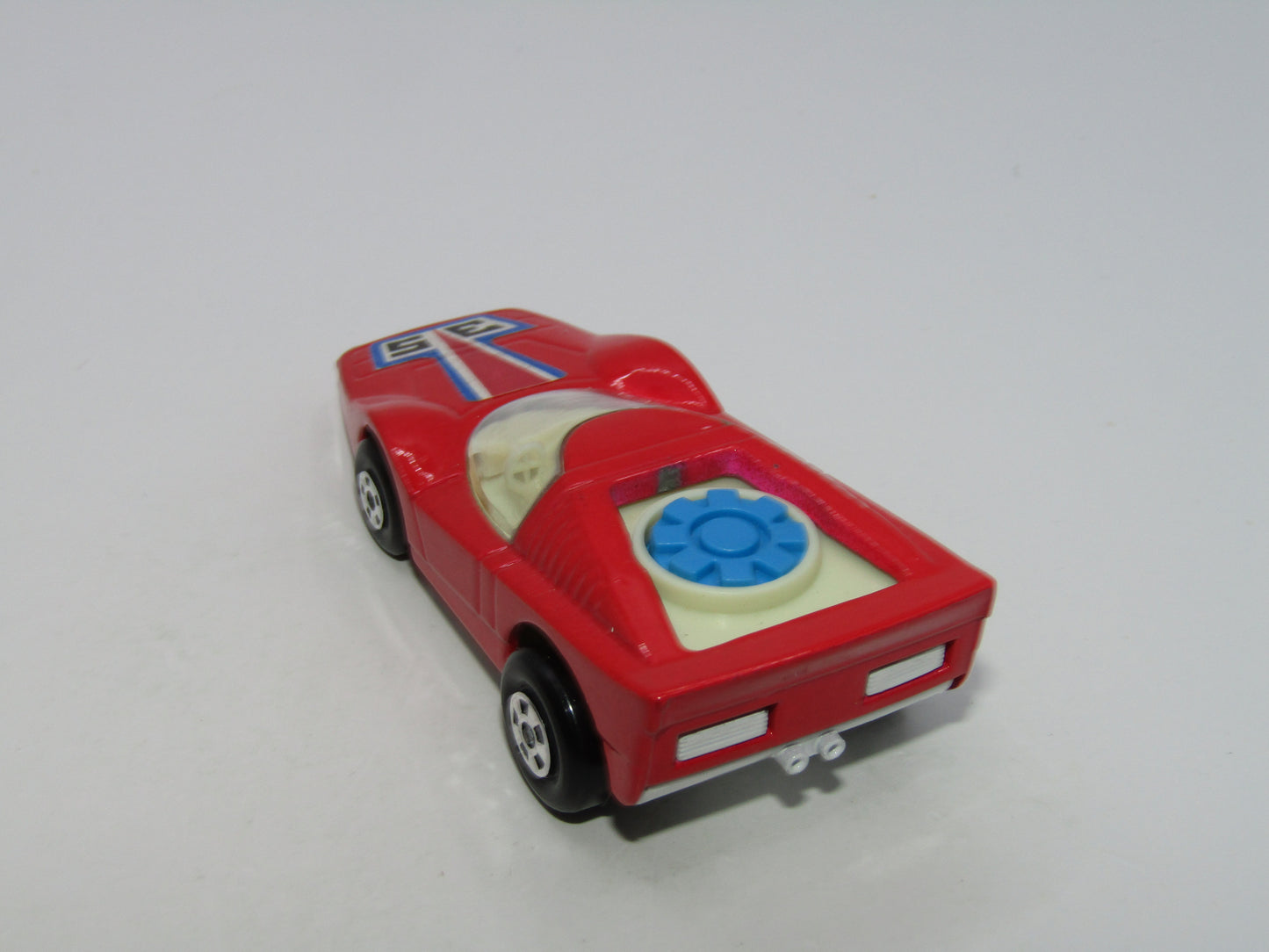 Matchbox Superfast 35B Fandango Red, Cream Interior Blue Fan White Base