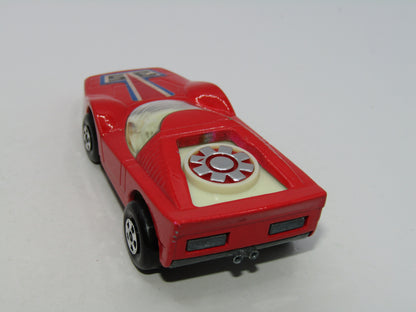 Matchbox Superfast 35B Fandango Red, Cream Int CHROME Fan Unpainted Base