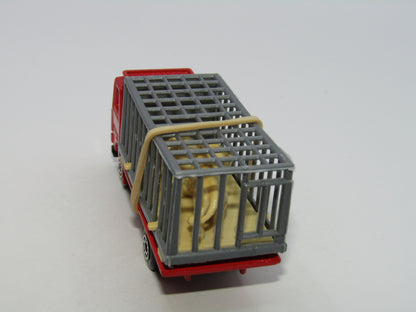 Matchbox Superfast 35D Volvo Zoo Truck Grey Cage BEIGE Lions