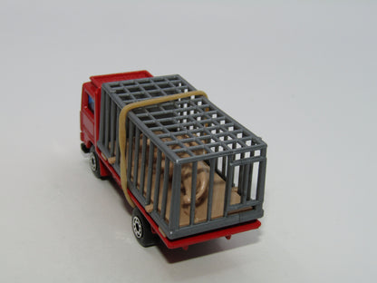 Matchbox Superfast 35D Volvo Zoo Truck Grey Cage Tan Lions