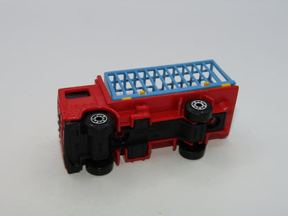 Matchbox Superfast 35D Volvo Zoo Truck Red, Blue Cage Yellow Lions