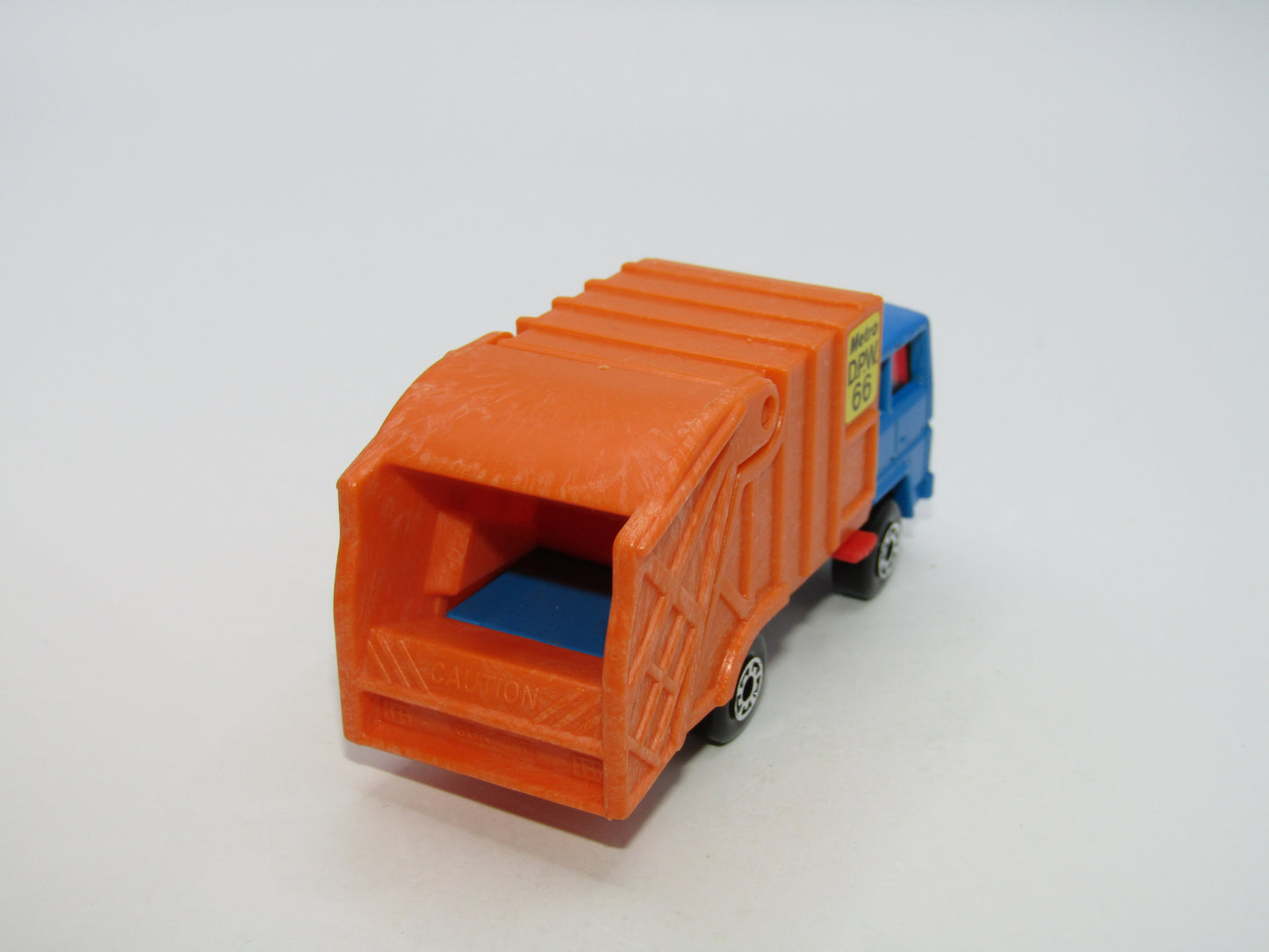 Matchbox Superfast 36D Refuse Truck Blue Cab Orange Rear