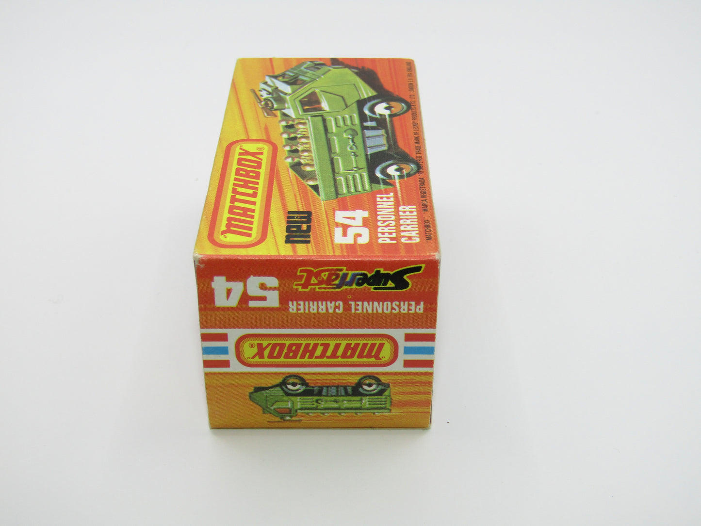 Matchbox Superfast 54C Personnel Carrier NARROW Chrome Wheels