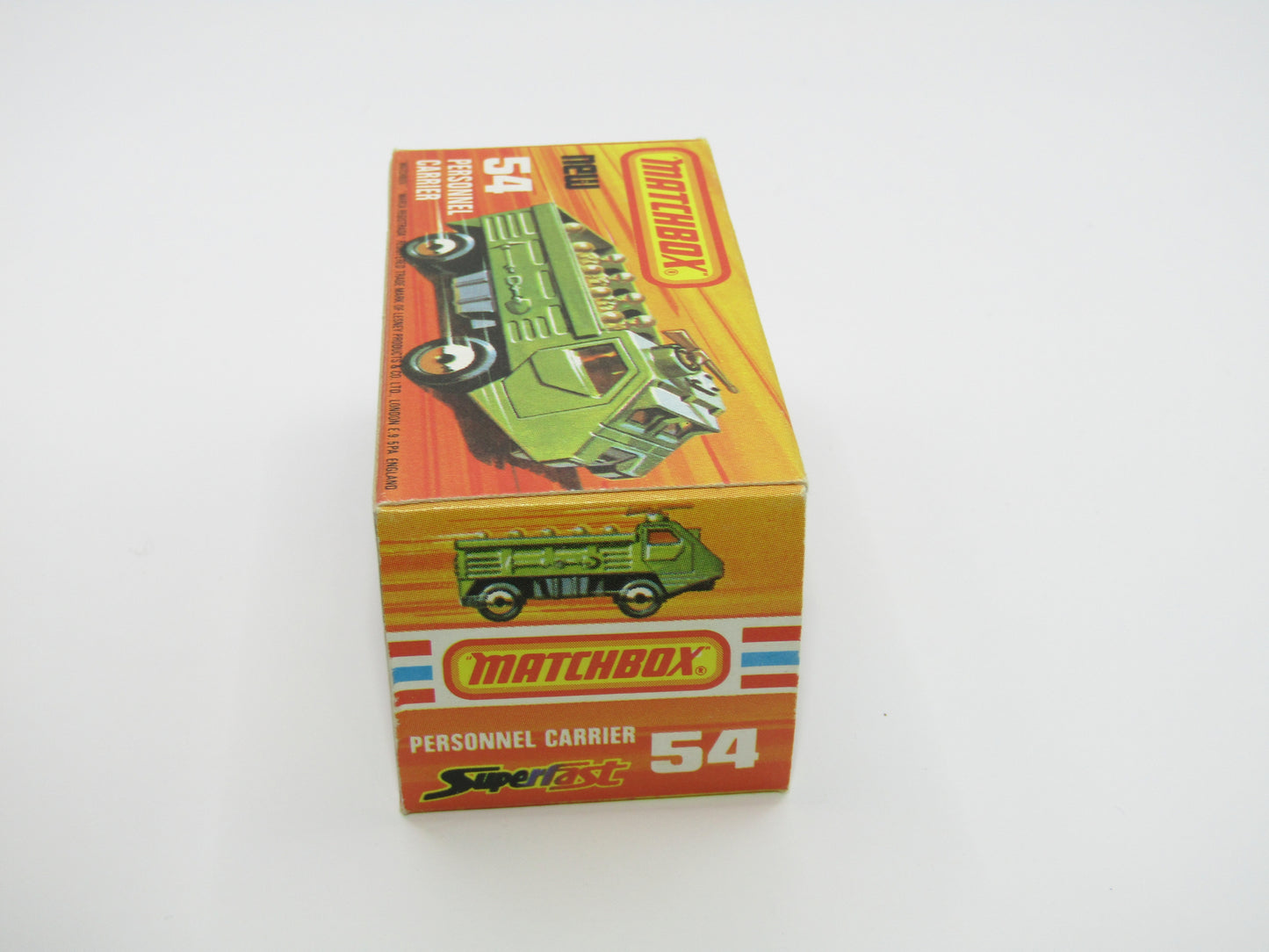Matchbox Superfast 54C Personnel Carrier NARROW Chrome Wheels