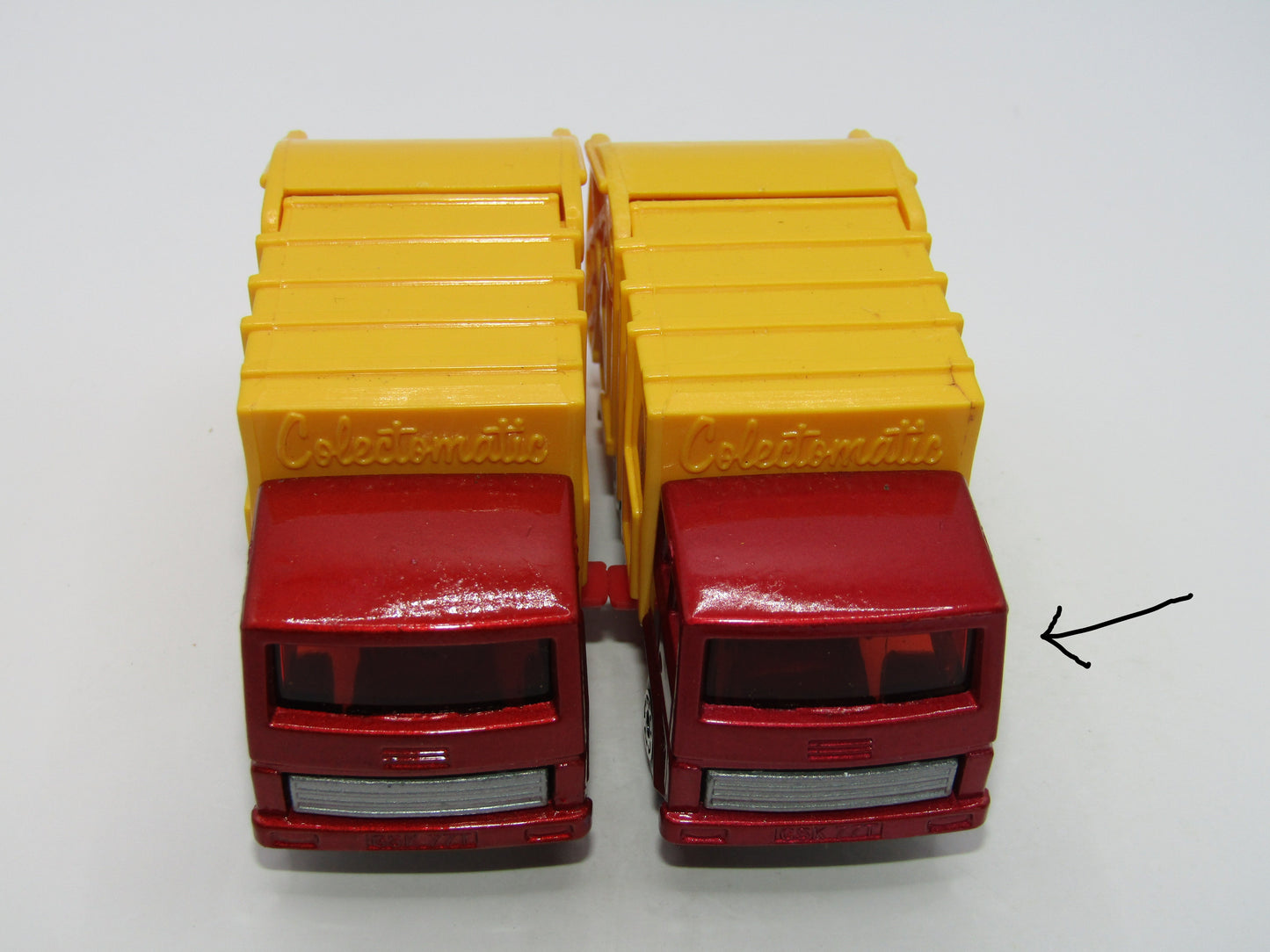Matchbox Superfast 36D Refuse Truck Dark Met Red No Caution to rear